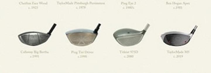 Golf Wall Art Evolution of the Golf Club Drivers Golf image 1